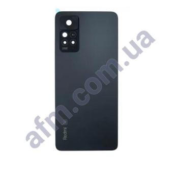 Задняя крышка Xiaomi Redmi Note 11 Pro 5G Mysterious Black чёрная + стекло камеры