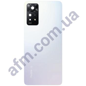Задняя крышка Xiaomi Redmi Note 11 Pro 5G Polar White белая + стекло камеры