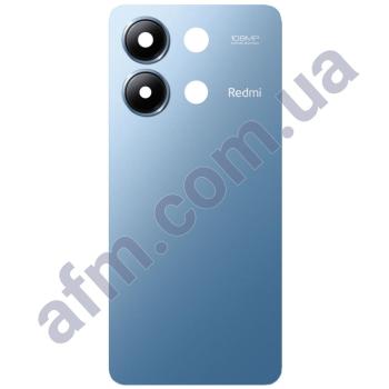 Задня кришка Xiaomi Redmi Note 13 4G синя + Скло камери