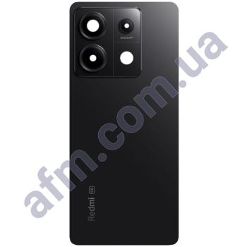 Задня кришка Xiaomi Redmi Note 13 Pro 5G чорна Midnight Black + Скло камери