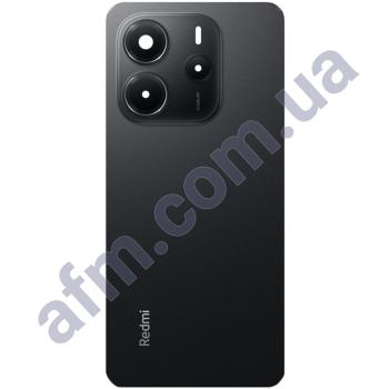Задня кришка Xiaomi Redmi Note 14 4G чорна Midnight Black + Скло камери