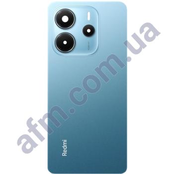Задняя крышка Xiaomi Redmi Note 14 4G Global синяя Ocean Blue + стекло камеры
