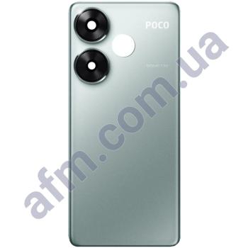 Задняя крышка Xiaomi Poco F6 зелёная + стекло камеры