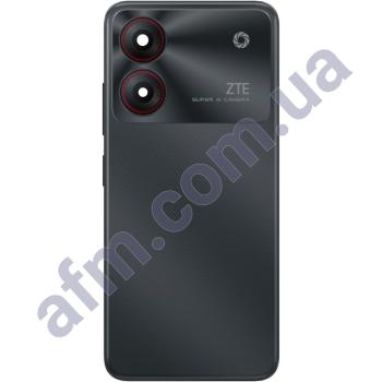 Задняя крышка ZTE Blade A34 серая + стекло камеры