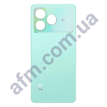 Задняя крышка ZTE Blade A36 зелёная + стекло камеры (большое)